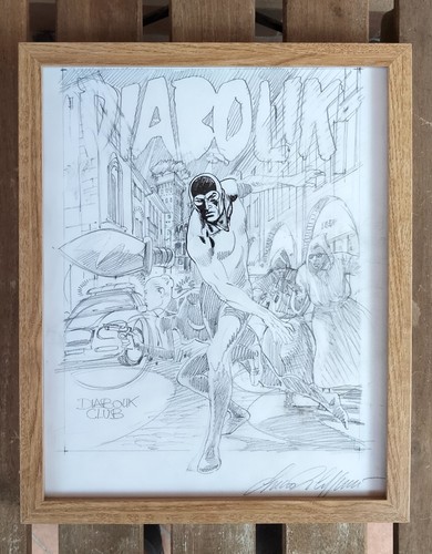Tavola originale diabolik - tavola,