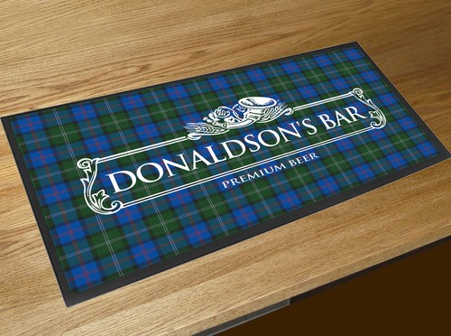 Personalised white beer label