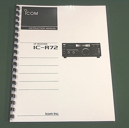 Icom r72 manuale - icom,