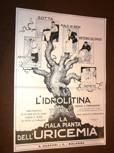 Pubblicità epoca dei primi - d'epoca,