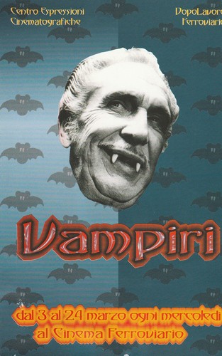 Cartolina postale vampiri - postale,