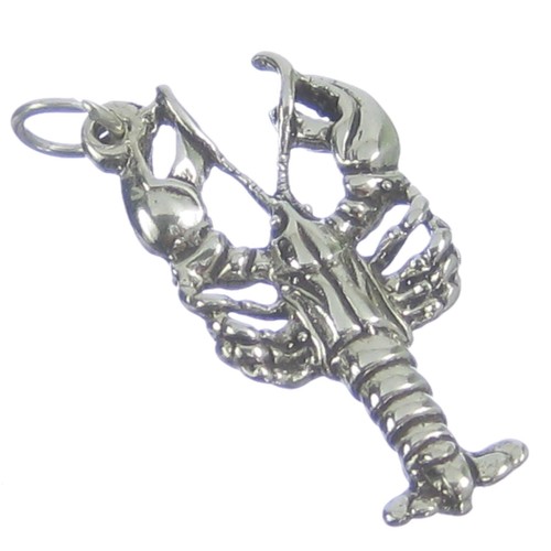 Ciondolo aragosta argento - ciondolo,