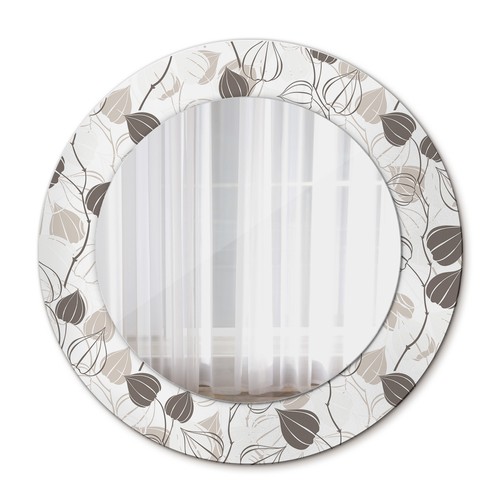 Specchio rotondo chic con