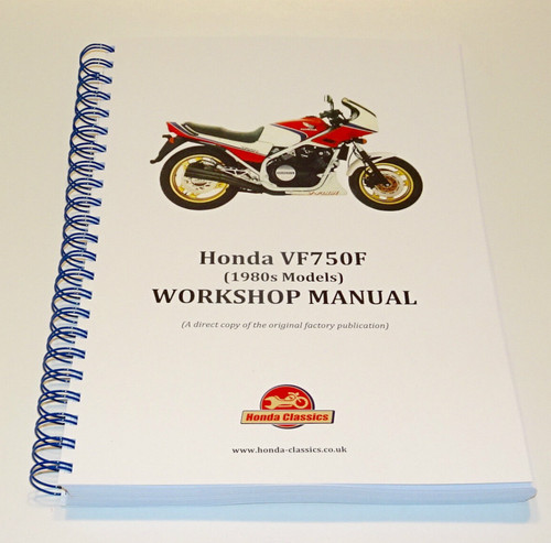 Honda vf750f manuale di - honda,