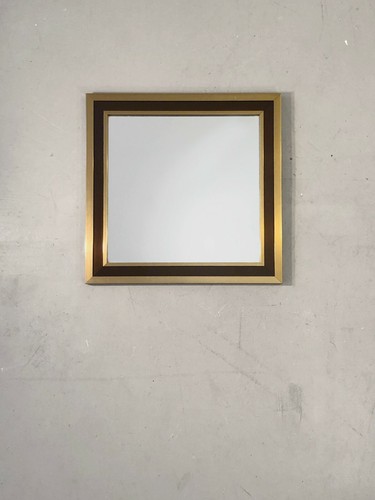 1970 petit miroir carre - ,