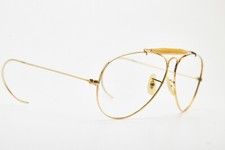 1980s vintage eyeglasses RAY BAN OUTDOORSMAN 1/30 10K GO USA by Bausch&Lomb