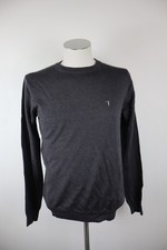 TRUSSARDI TRU MAGLIONE MAGLIA UOMO M MAN SWEATER VINTAGE LOGO LANA
