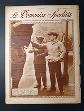 Rivista LA DOMENICA SPORTIVA numero 7 anno 1928 Luigi Quadrini