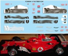 1/18 Decals per FERRARI F1