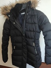 Piumino H&M Nero- cappuccio per bambina di 9/10 anni, come nuovo 