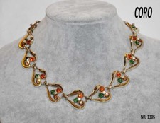 Coro, elegante collier vgt, design anni 60