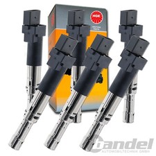 6x NGK Bobina per Audi A3 8P