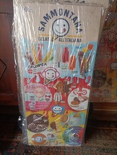 Cartello Insegna di latta listino Sammontana gelati 2019 Gardaland Prezzemolo 
