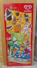 Insegna Tabella Pubblicitaria Latta Gelati Algida 2025 Nuova.