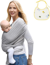 Fascia Porta Bebe Neonato Facile Da Indossare, Regolabile E Unisex, Marsupio Neo