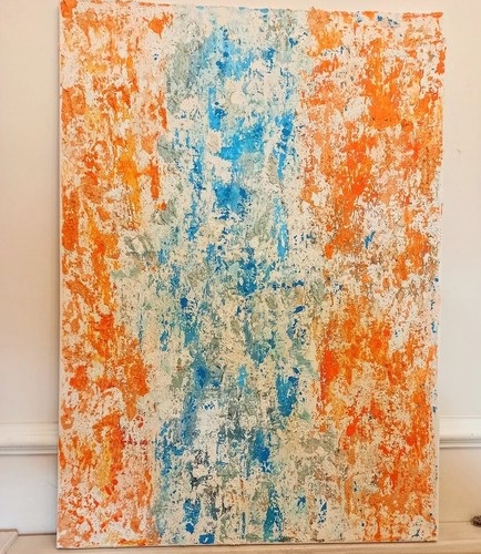 Quadro dipinto mano tela - su,