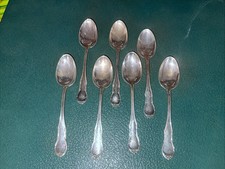 Set 7cucchiaini da caffè in argento 800/1000