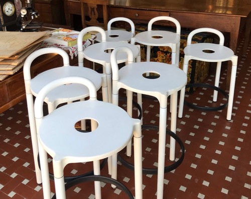 Kartell sgabelli polo - kartell, bianchi