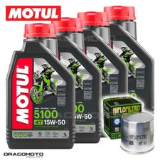 BMW R 1150 R 2000-2005 Tagliando Olio Motul 5100 4T 15W-50 4 litri filtro
