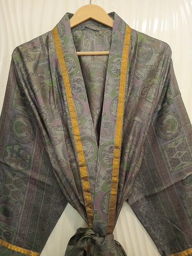 Abito lungo kimono grigio - , e
