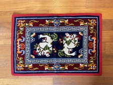 tappeto tibetano sotto sella tradizionale 95x65.