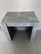 Tavolo Consolle Allungabile 10/12 Poste Colore Grigio Cemento