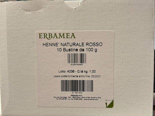 Henne rosso naturale - rosso,