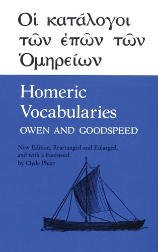 Homeric vocabularies greek - homeric, vocabularies: