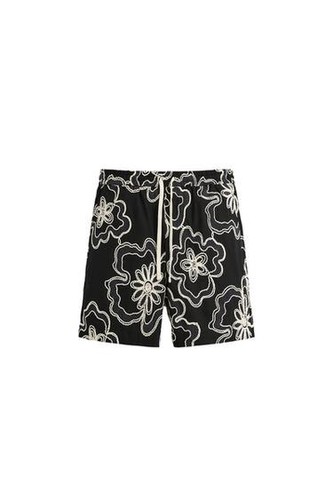 Zara bermuda uomo nero bianco - bermuda,