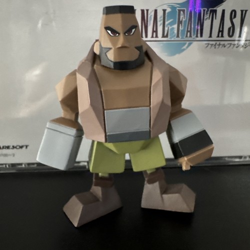 Final fantasy barret polygon - fantasy,