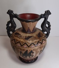Vecchio Vaso Anfora Terracotta Sarda Attribuibile Paolo Loddo Dorgali cm 26,5