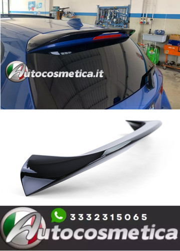 Spoiler alettone tetto nero