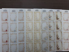 16 BIGLIETTI PERGAMENA