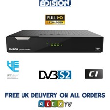 Edision Piccolo S2+T2 Decoder digitale satellitare terrestre 1080p per Freesat
