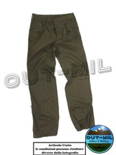 Pantalone militare Verde Usato originale Esercito militare Italiano