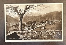 Rara Foto Cartolina Borgosesia Vercelli - Panorama da S.Anna - FP VG 1937