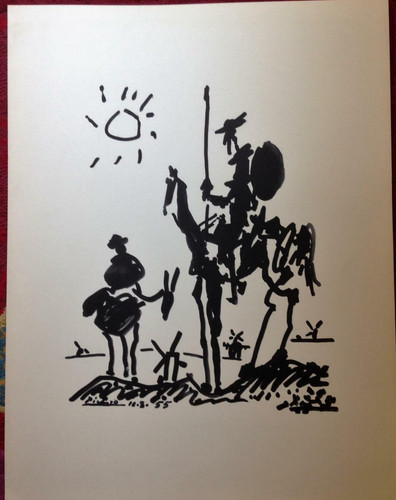 Picasso 1960 don quichotte - 1960,