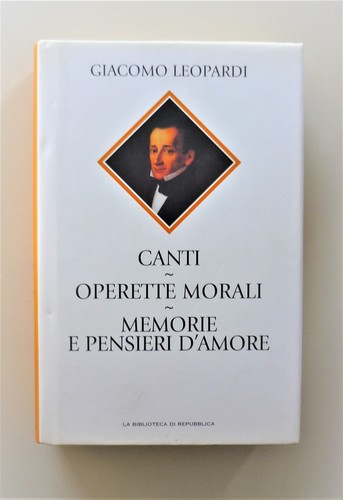 Canti operette morali memorie - operette,