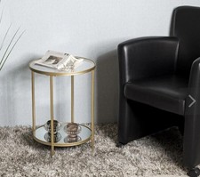 Tavolino Haku colore oro 39 cm