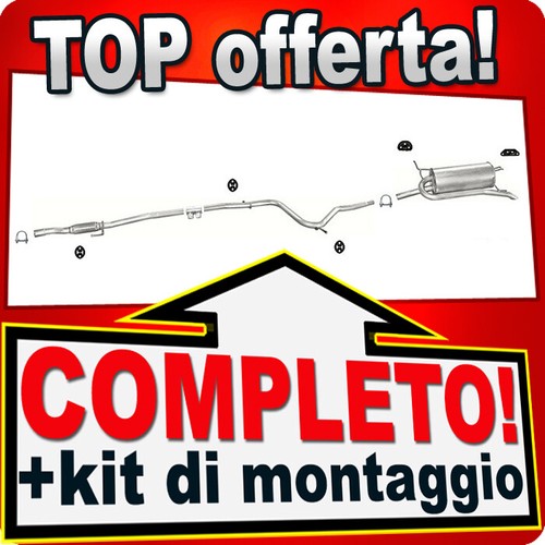 Scarico completo per fiat - scarico,