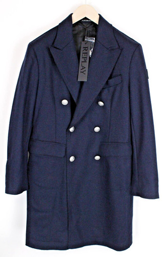 Replay cappotto uomo blu - uomo, navy