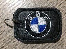 Portachiavi ricamato bmw - portachiavi, con