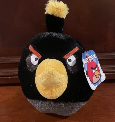 Peluche angry birds black bomb - angry,