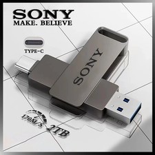 Sony unità flash USB tipo C 2 TB 1 TB pendrive in metallo ad alta velocità 32 TB 64 TB chiavetta