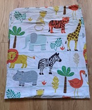 Copripiumino Lettino Ikea 100% Cotone 110x125 Cm Bianco Bambino Animali