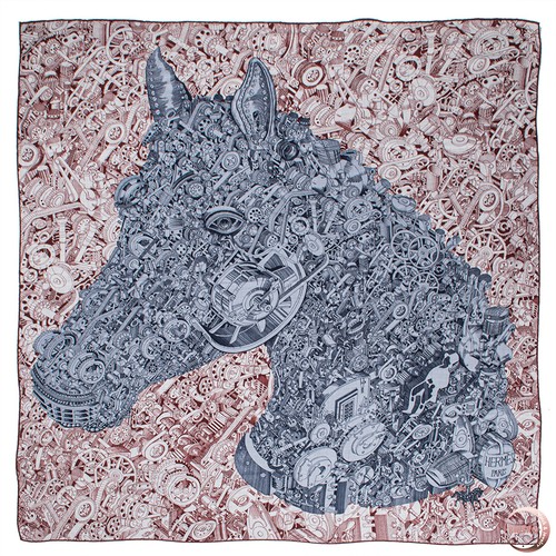 Hermès carre 140 des chevaux - hermès,