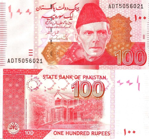 Pakistan 100 rupees - , 2022
