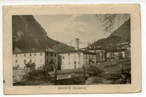 Cartolina brusio svizzera - brusio,