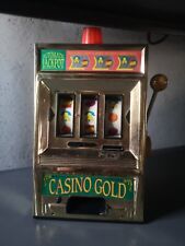 SLOT MACHINE Vintage  WACO CASINO GOLD GIOCATTOLO BANCA