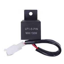 Relè Frecce LED Moto 2-Pin 12V Relay Lampeggiante Elettronico Frecce 12 Volt LF1